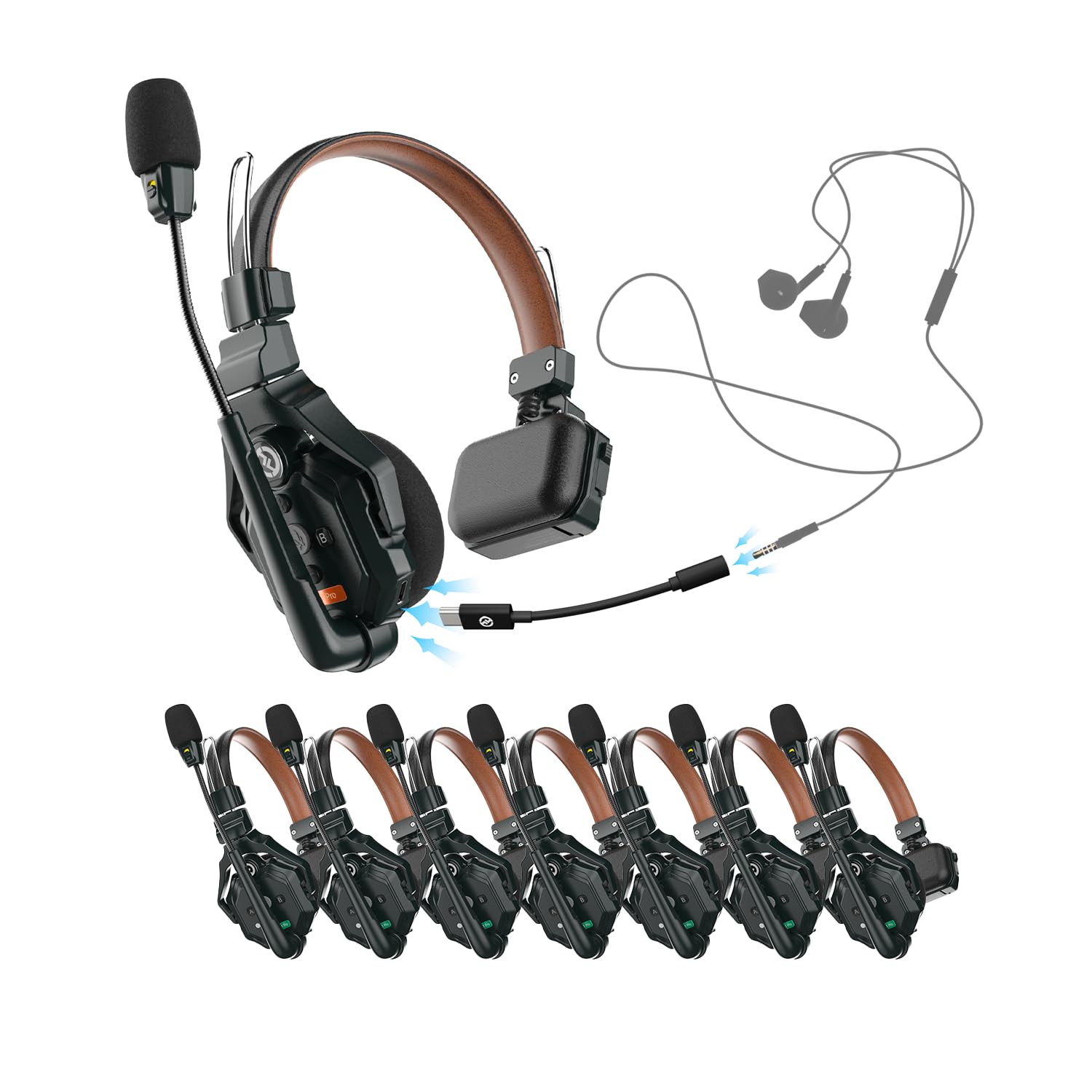 Solidcom C1 Pro In-Ear バージョン 2S イヤホン使用可能 Amazon.co.jp: 【In-Earバージョン】Hollyland Solidcom C1 Pro